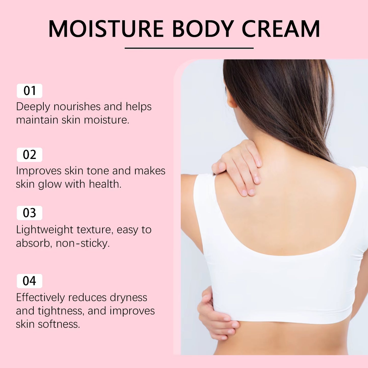 Strawberry Body Cream Tight Nourishing Moisturizing Smoothing Fragrance Repair Dry Dark Skin Hand Foot Care Body Beauty Lotion